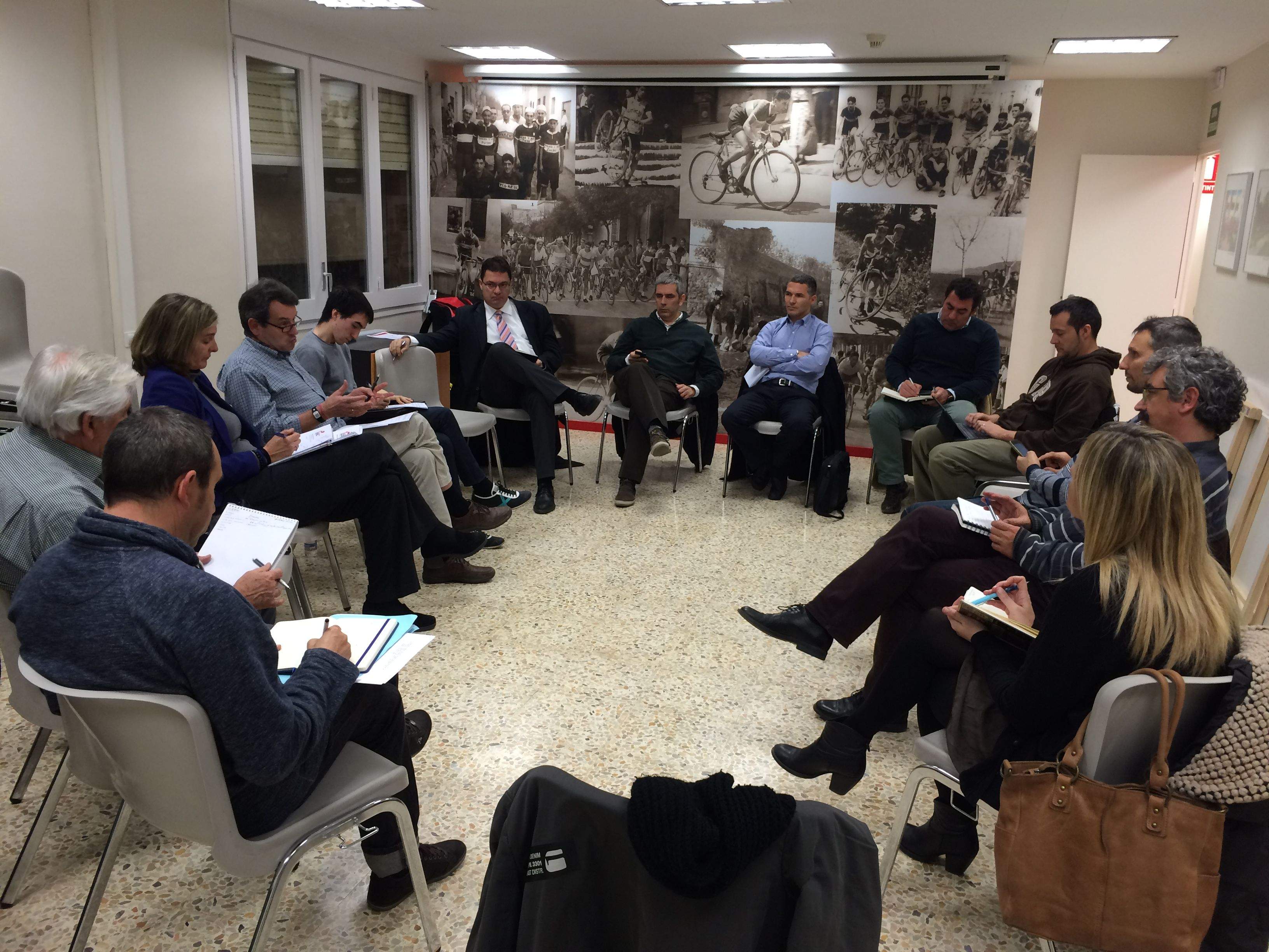 En la sessió de treball de la Coordinadora han participat deu clubs FOTO: À. L. P.