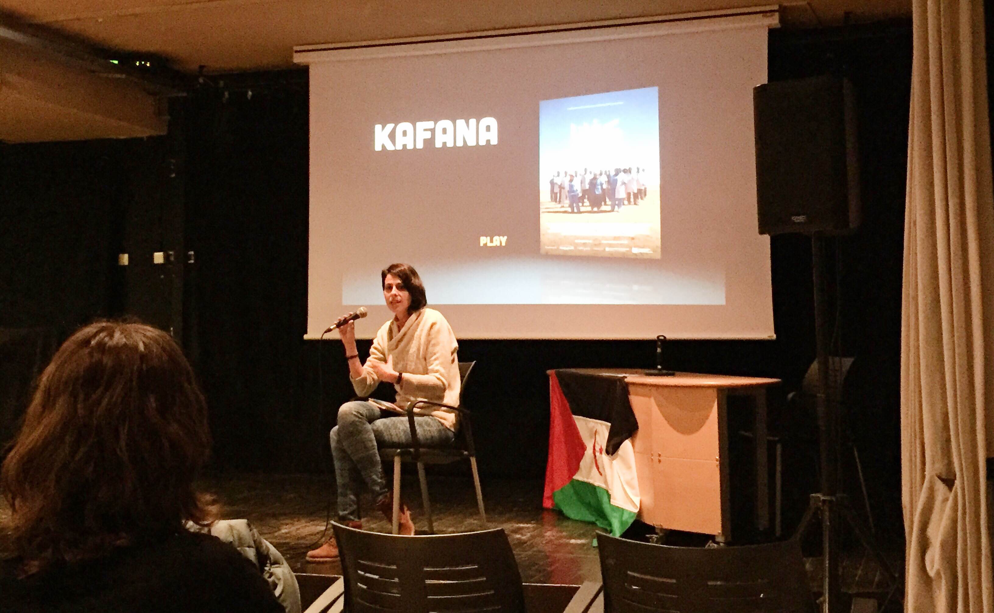 L'acte "Sàhara: 40 anys d'exili" ha explicat la dura situació que viuen els més de 150.000 sahrauís desplaçats FOTO: Oscar Tejedor