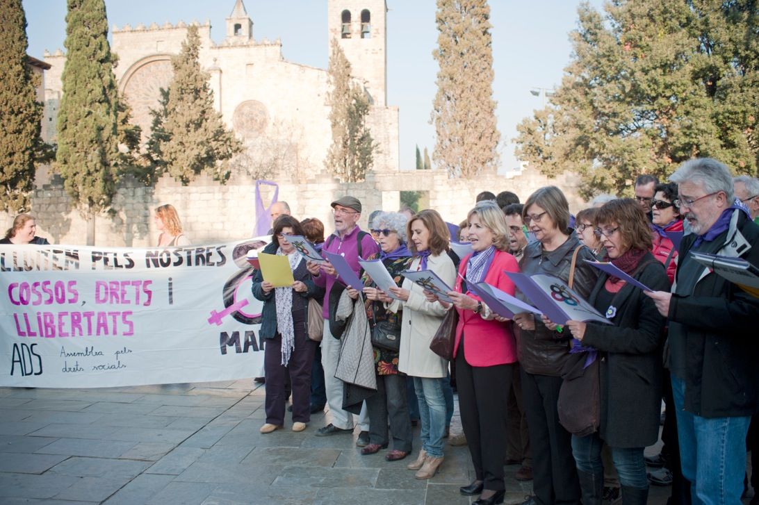 És el tercer any que es fa la manifestació a Sant Cugat FOTO: Amanda Bernal