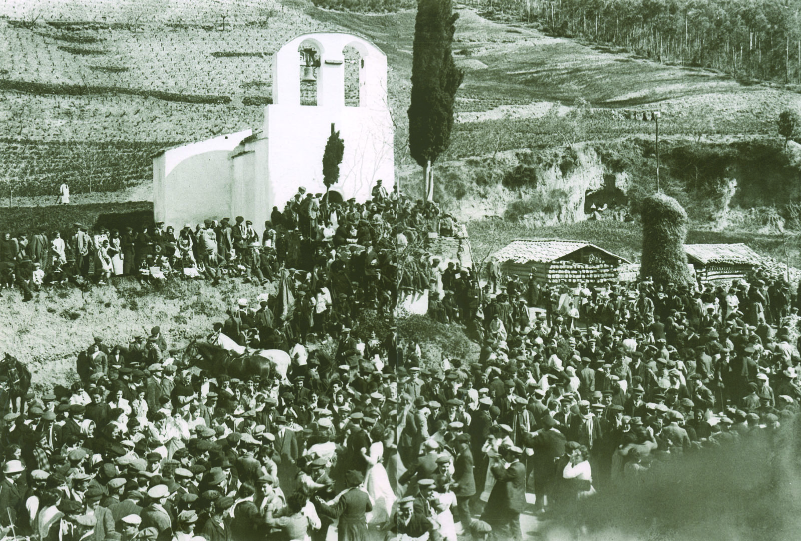 Sant Medir pels volts de 1900 FOTO: Branulí/ANC