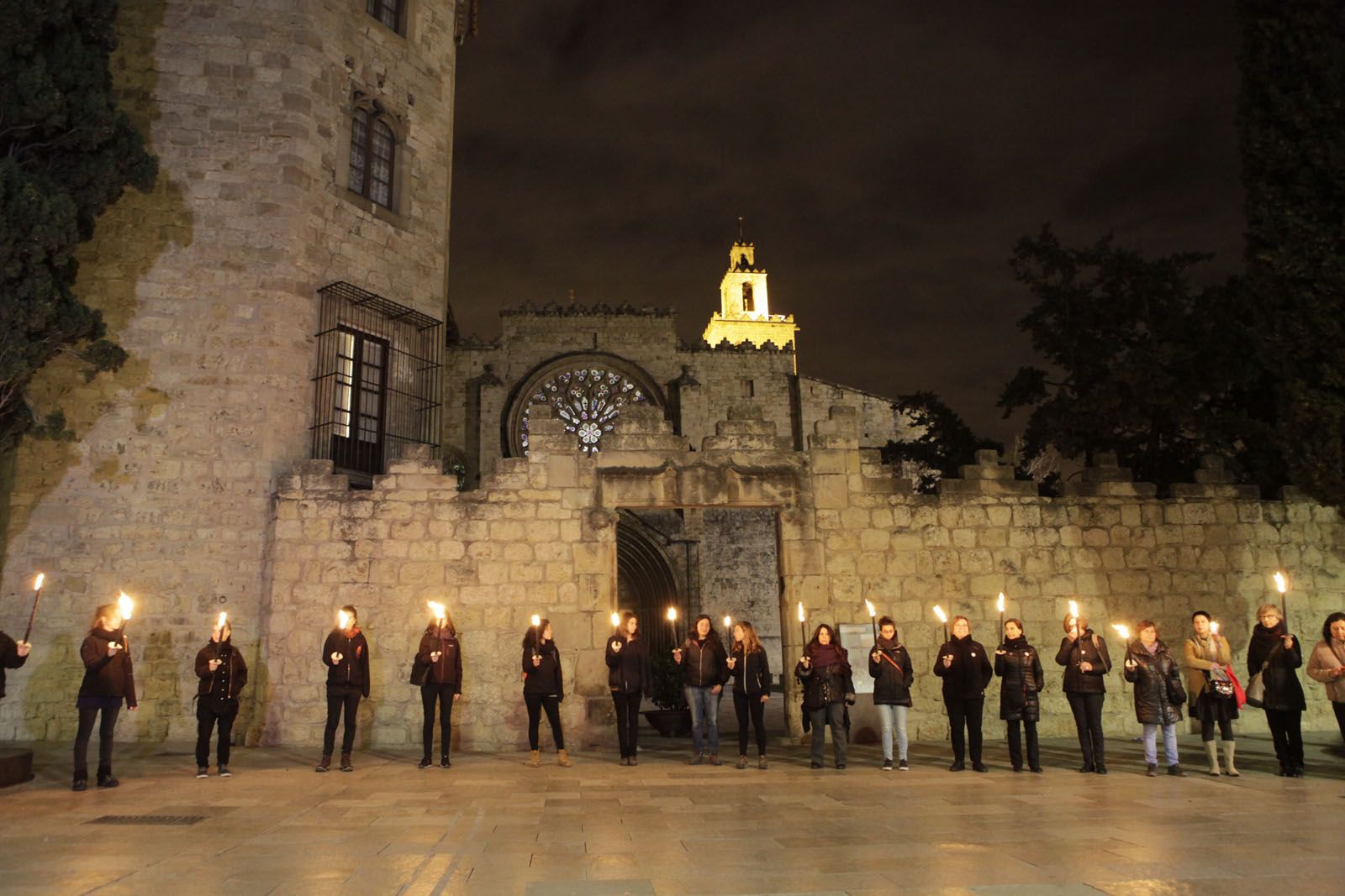 Marxa de torxes FOTO: Artur RIbera