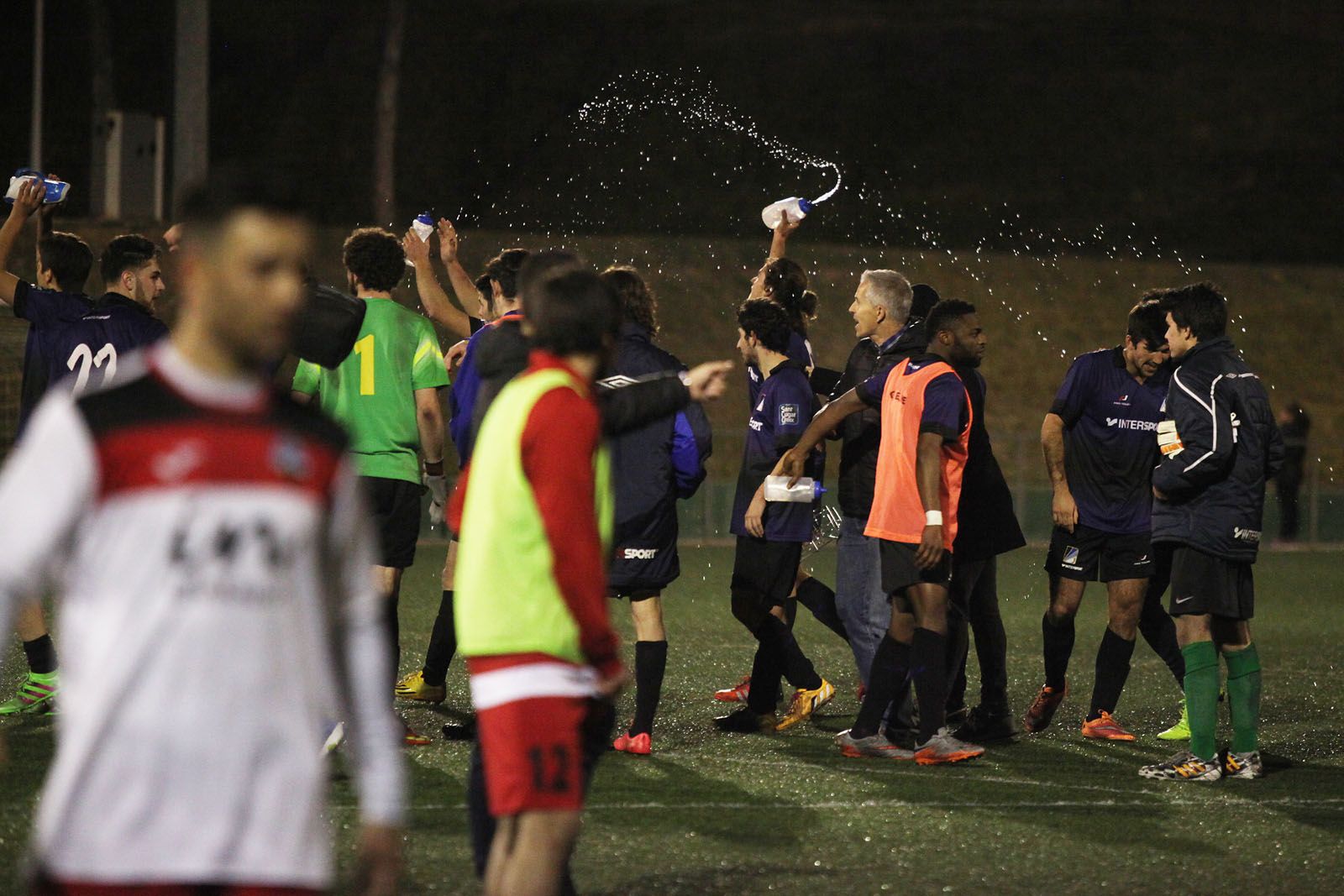 El Junior FC ha celebrat la victòria després del partit FOTO: Lali Puig