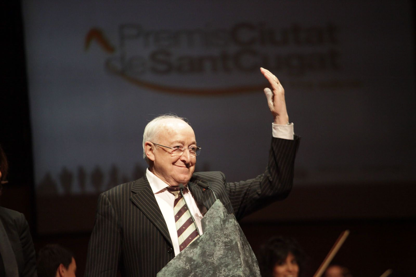 Jaume Pla reconegut per la seva trajectòria  FOTO: Artur Ribera