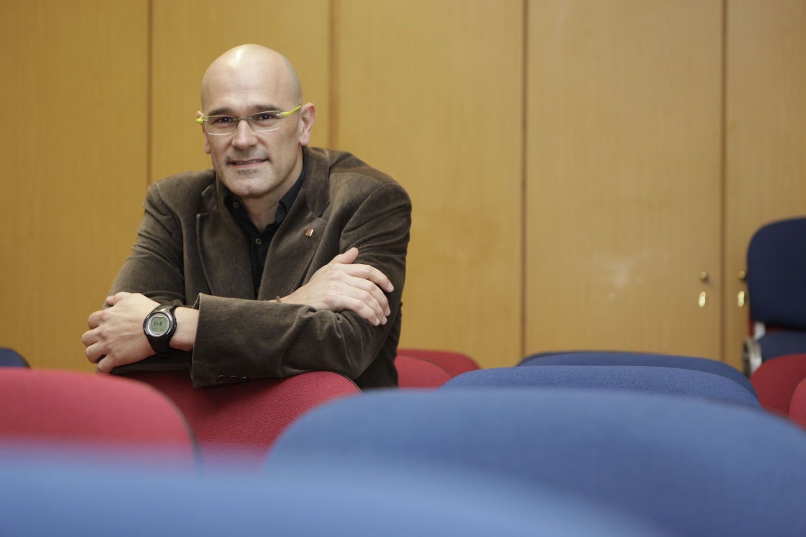 Raül Romeva durant una entrevista amb el TOT FOTO: Artur Ribera