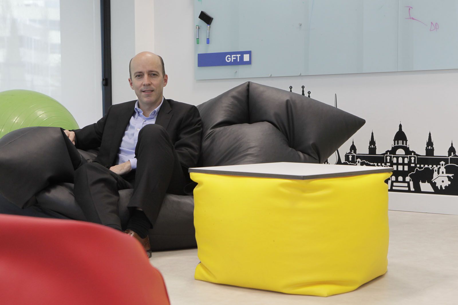 Miguel Reiser, a la seu de GFT a Sant Cugat FOTO: Artur Ribera