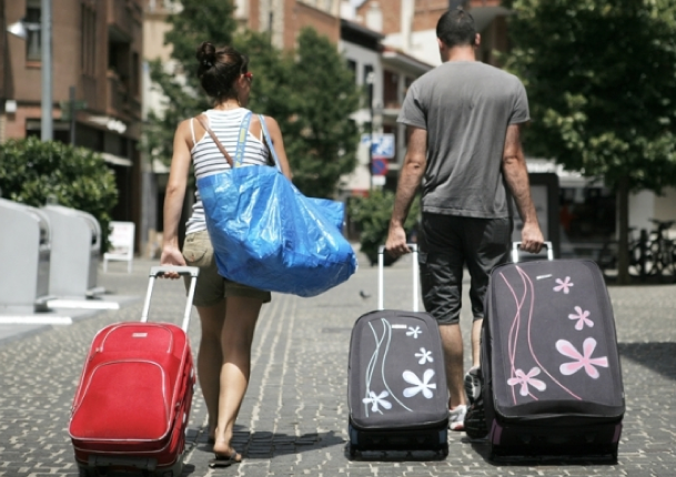 Molts santcugatencs faran aquesta Setmana Santa les maletes per fugir de la rutina FOTO: Artur Ribera