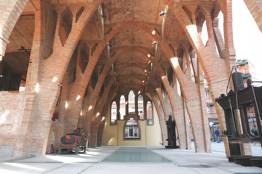 La part que actualment es conserva del Celler pertany a la sala d'elaboració FOTO: Artur Ribera 