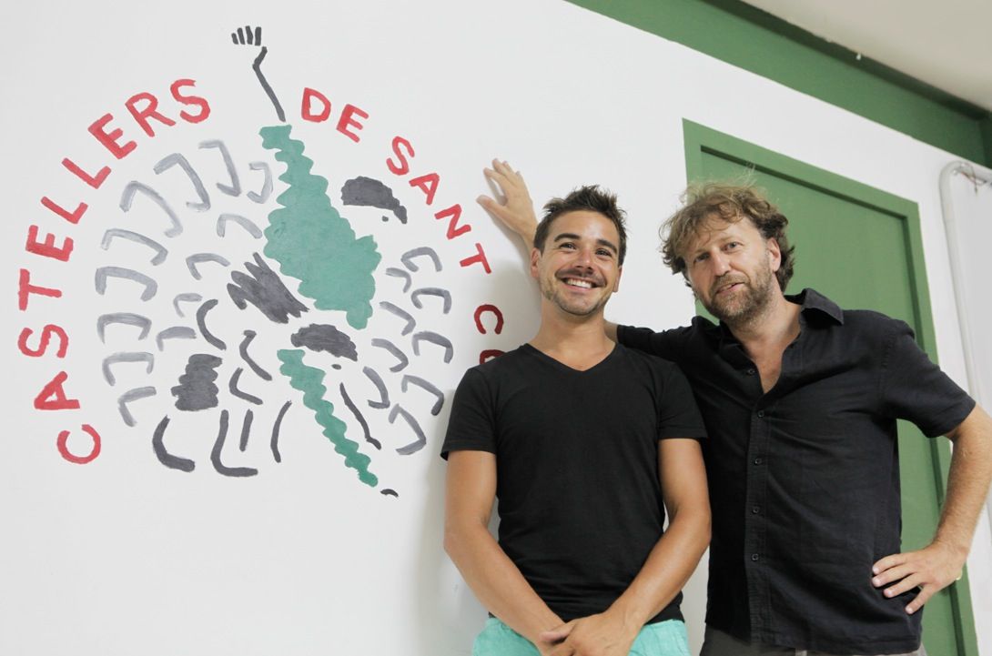 Biel Samsó i Alex Castellarnau, caps de colla dels Gausacs  FOTO: Artur Ribera