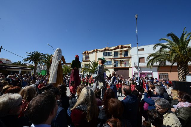 Actuació geganters i cultura popular La Haba  FOTO: Localpres