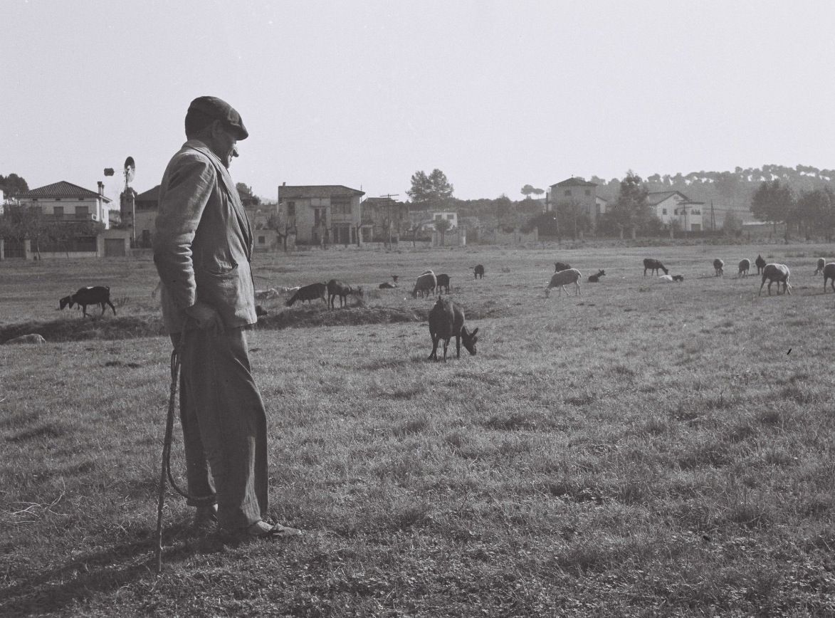 Camp de gols als anys 40  FOTO: Arxiu