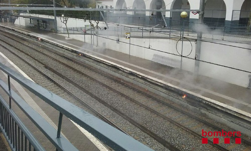 Imatge de l'incendi FOTO: Bombers 