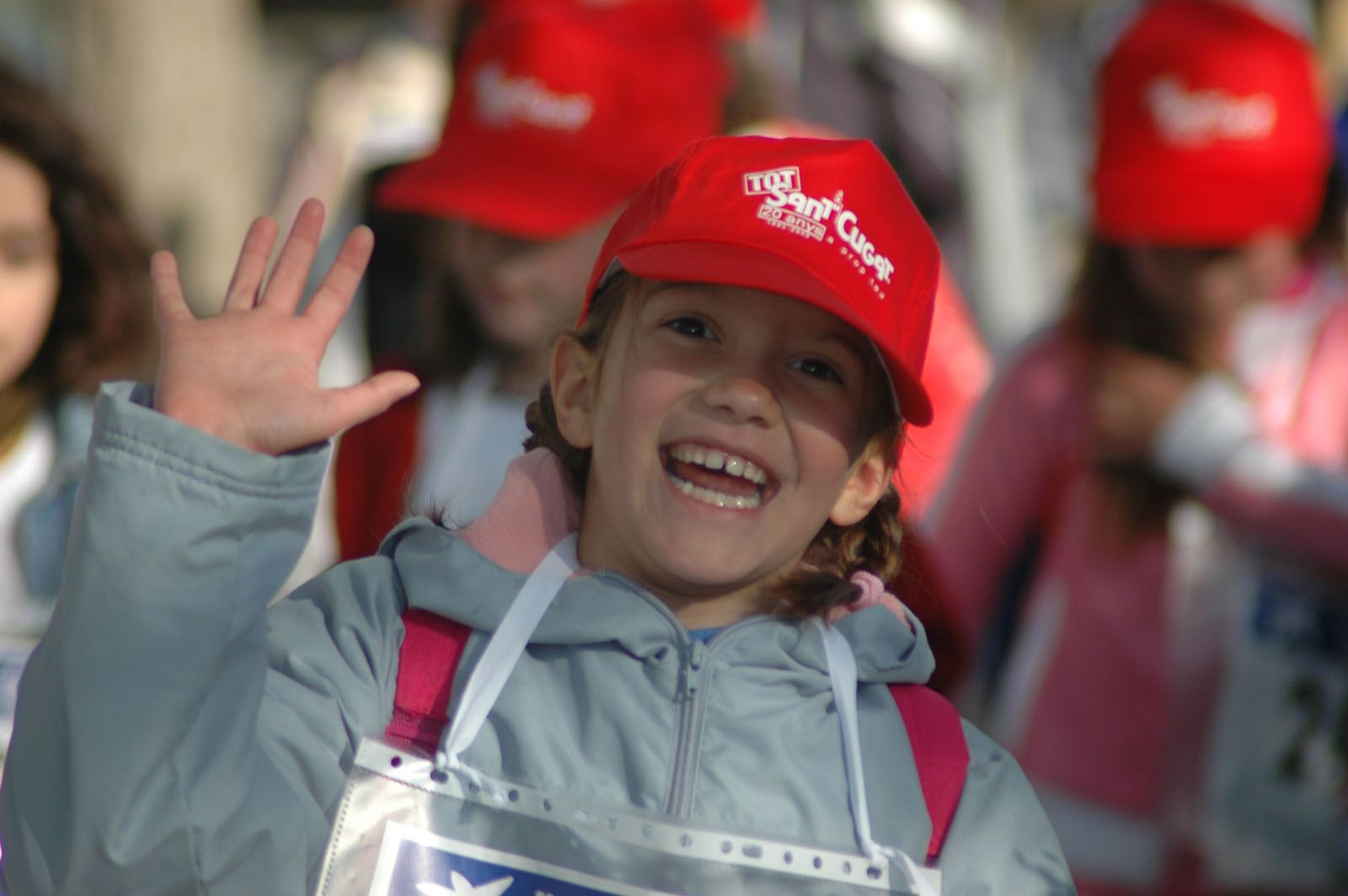 Amb la gorra dels 20 anys del TOT, Marxa de 2005 FOTO: David Fernández