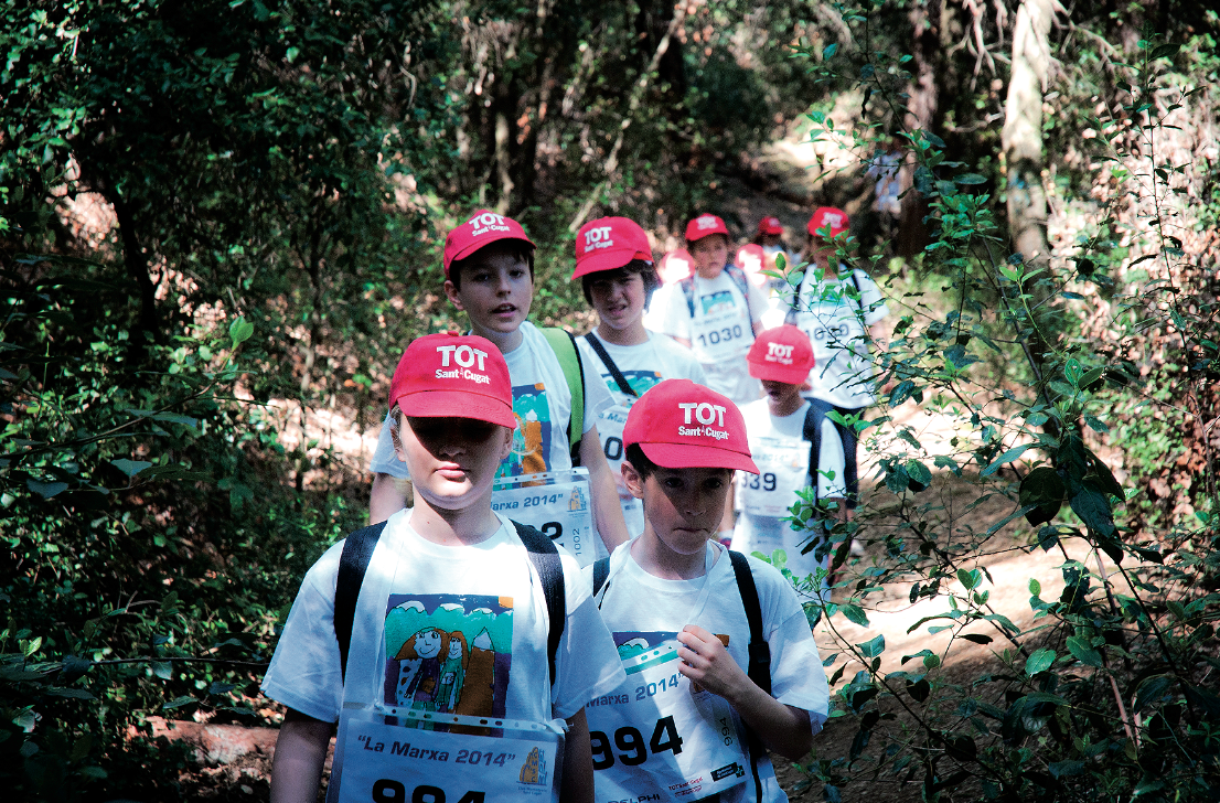 Més de 2.000 nens i nenes recorreran Collserola FOTO: Lali Puig