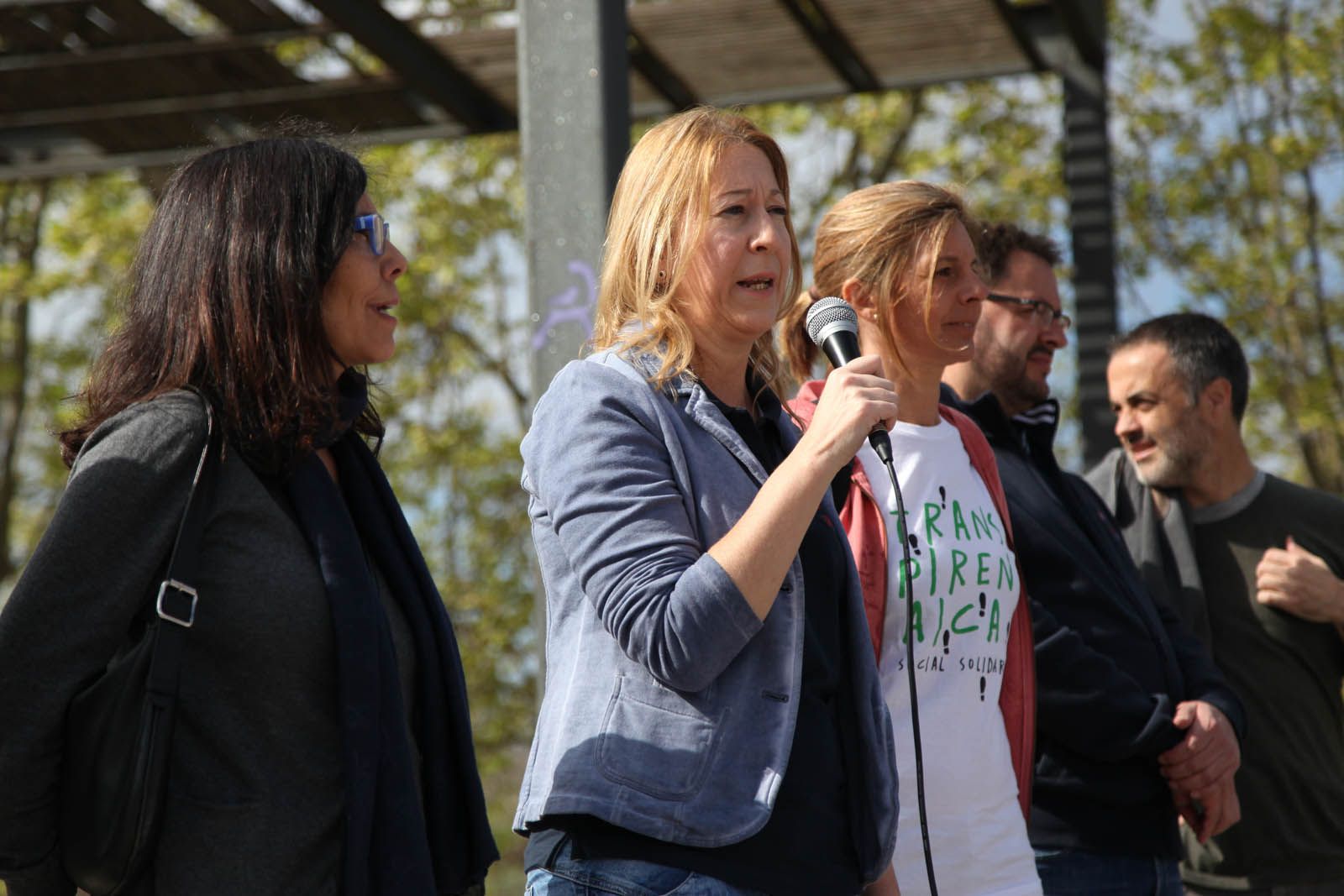 Neus Munté en el seu discurs a Sant Cugat FOTO: Lali Puig