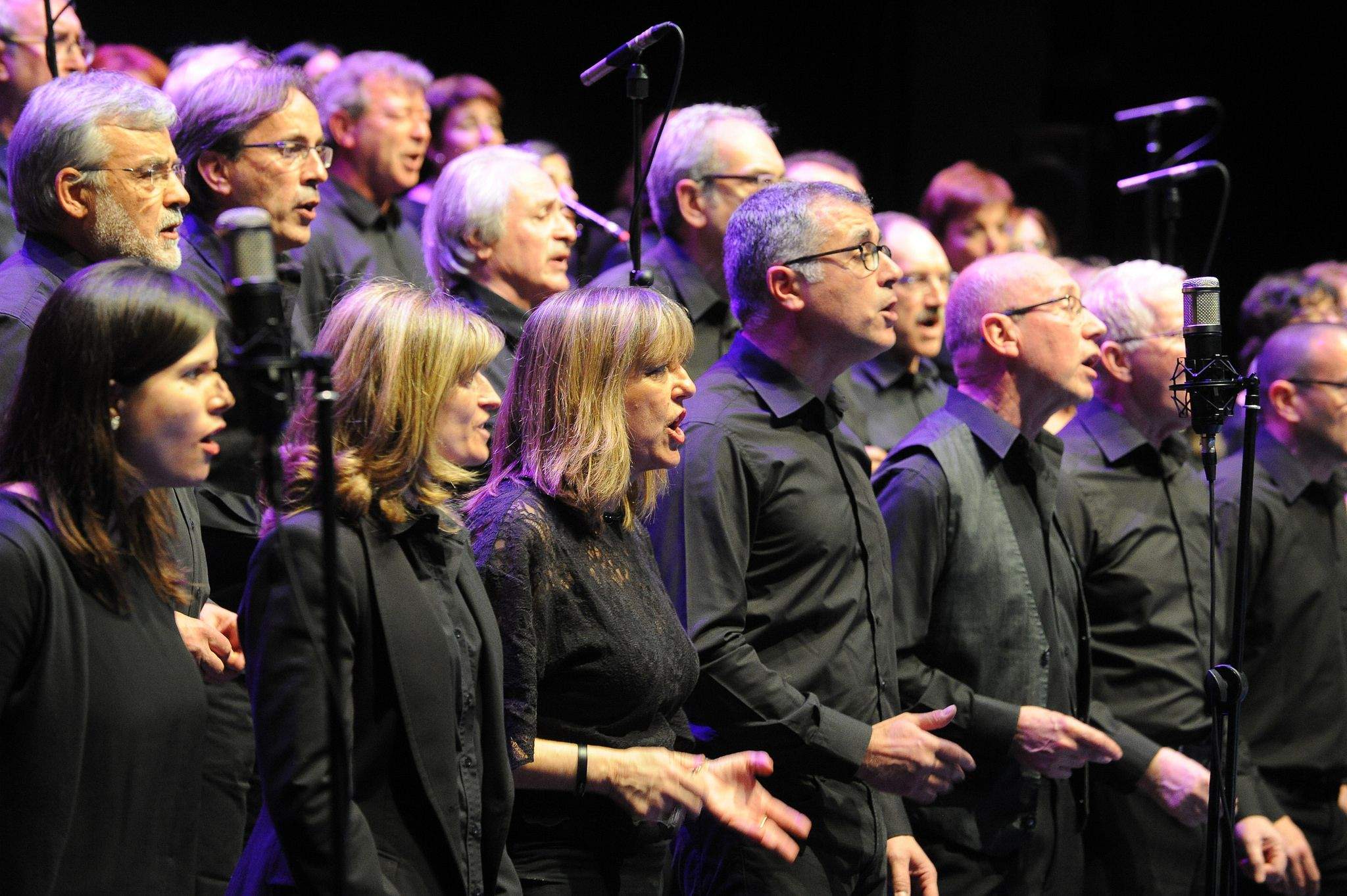 Membres del Cor de Gospel Sant Cugat FOTO: Localpres
