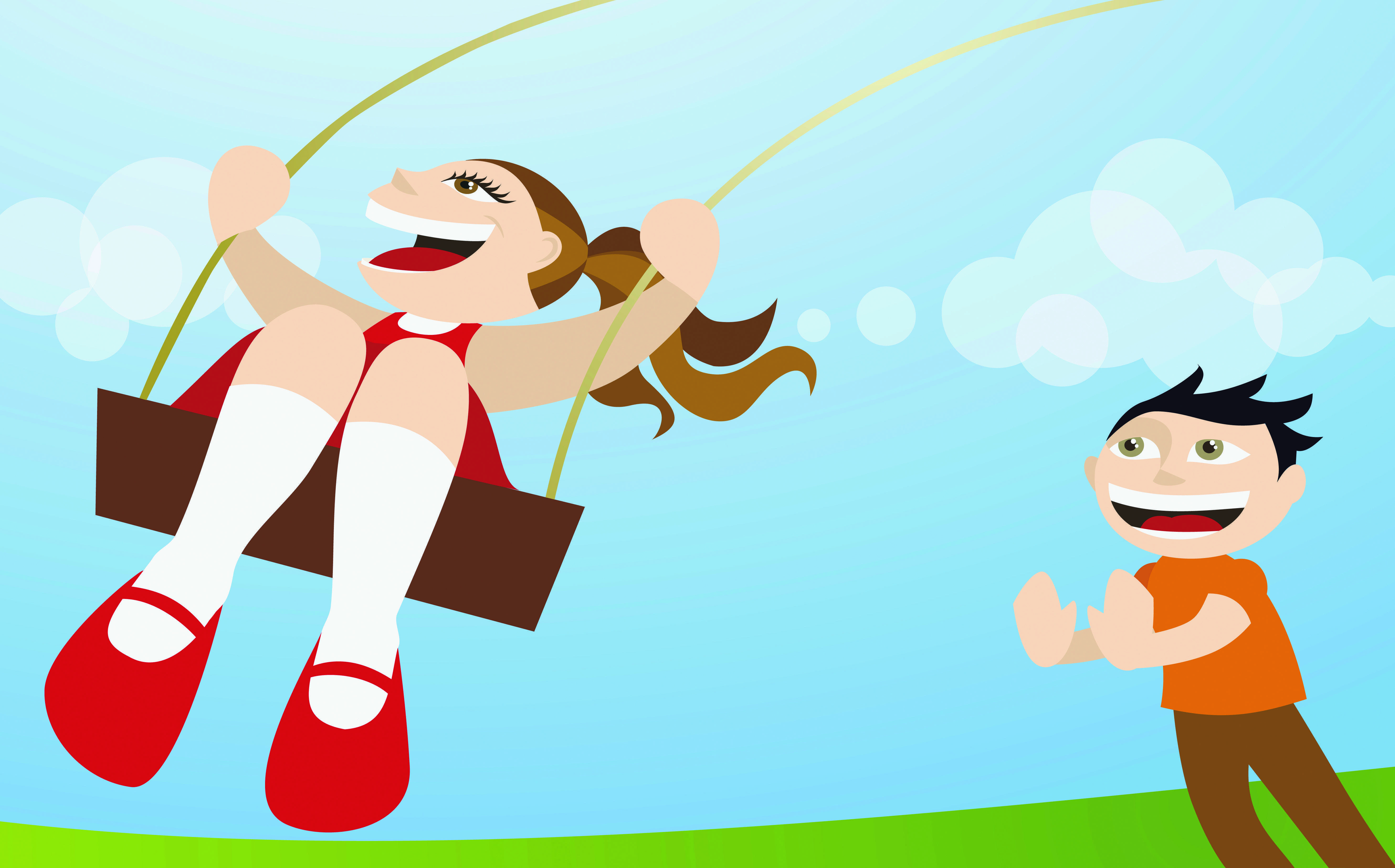 Playground games are a great way for children FOTO: Redacció