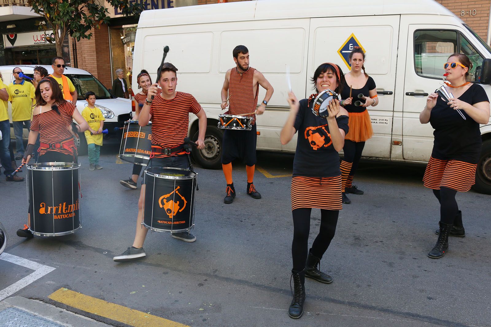 Manifestació contra el tancament de Delphi FOTOS: Eulàlia Àlvarez