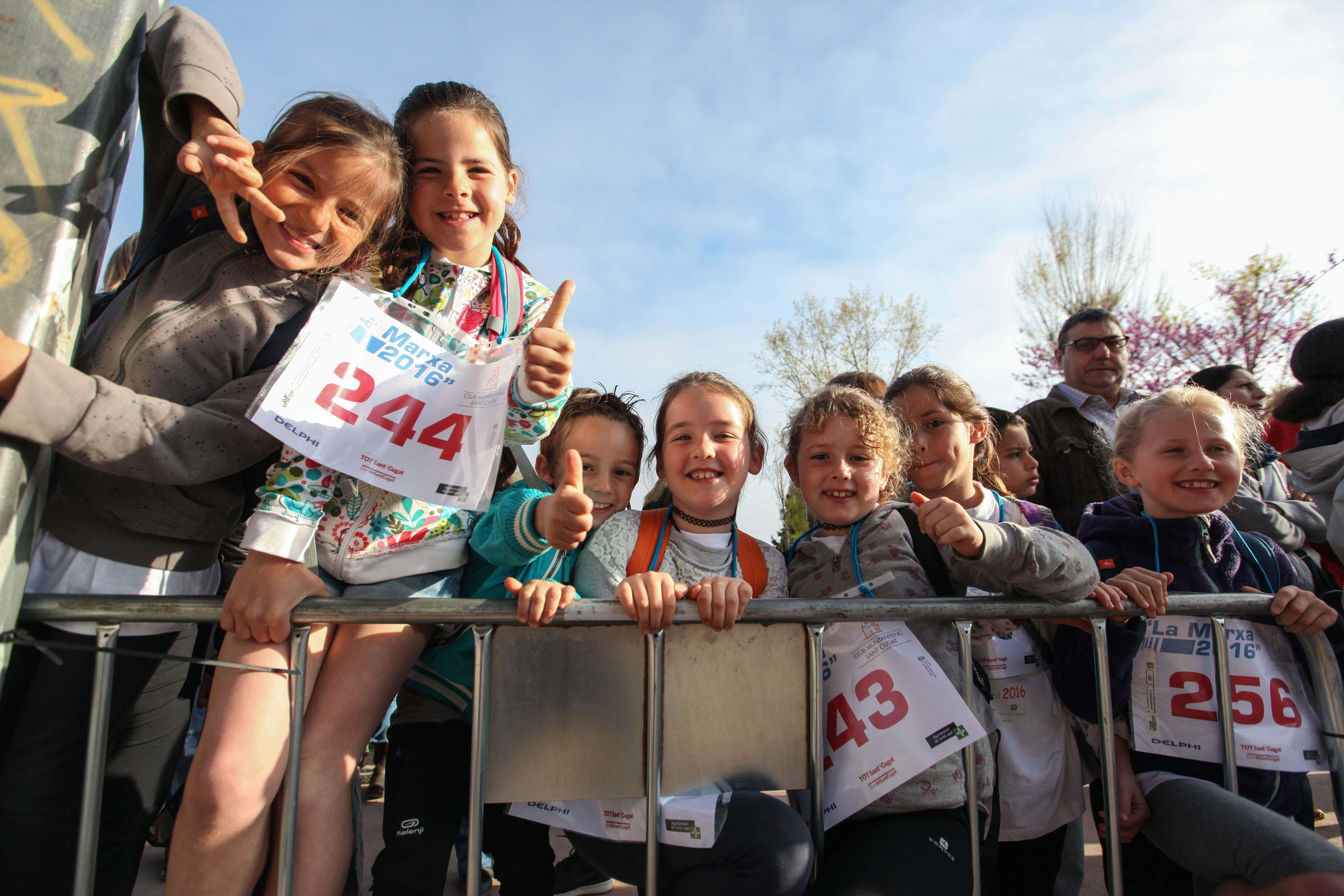 Participants de la Marxa Infantil FOTO: Lali Puig