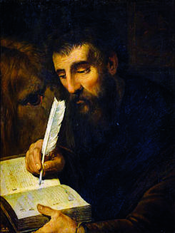 Sant Marc Evangelista se celebra el dia 25 d'abril