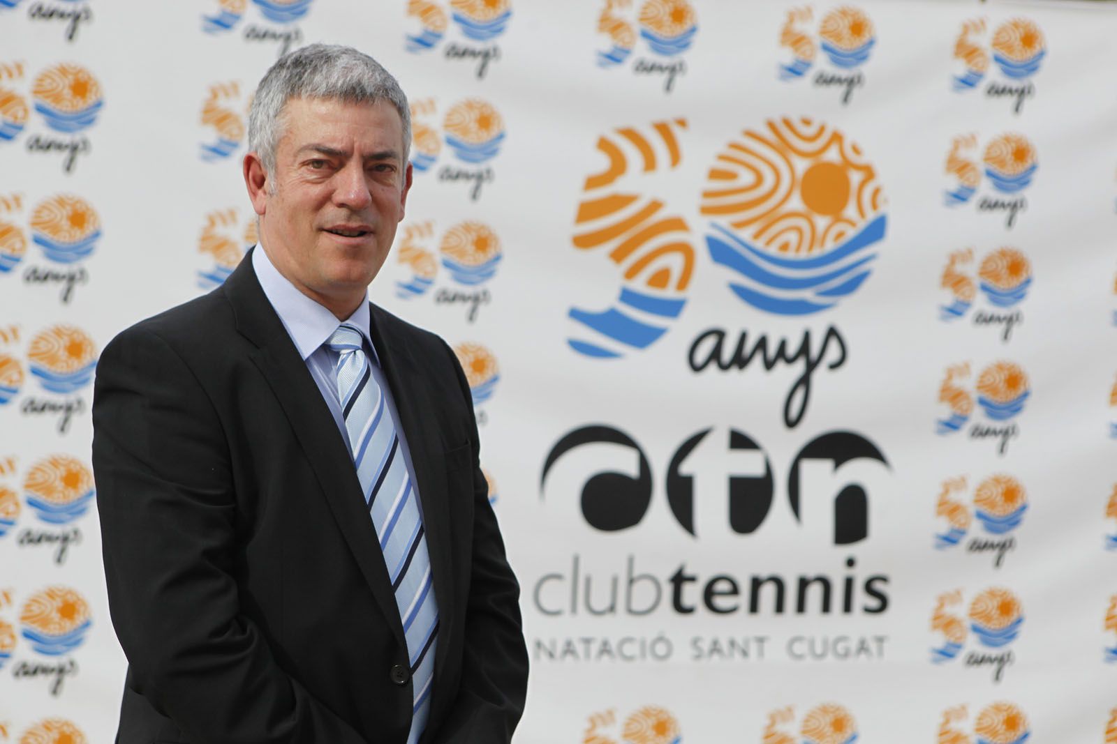 Antoni Lloret, president del Club Tennis Natació Sant Cugat FOTO: Artur Ribera