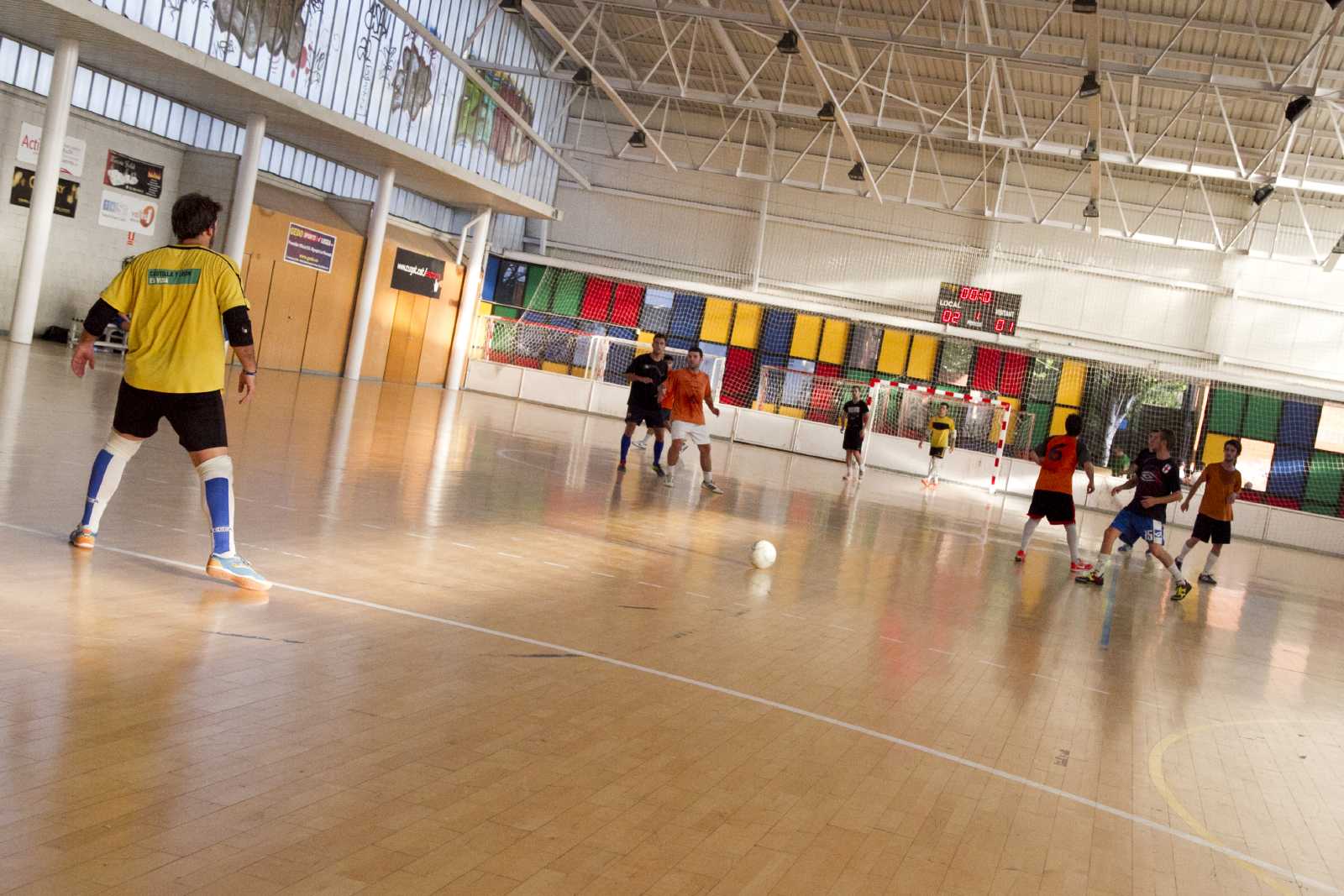 Entre altres, al pavelló hi juga l'olimpyc la Floresta FOTO: Estefania Bedmar 