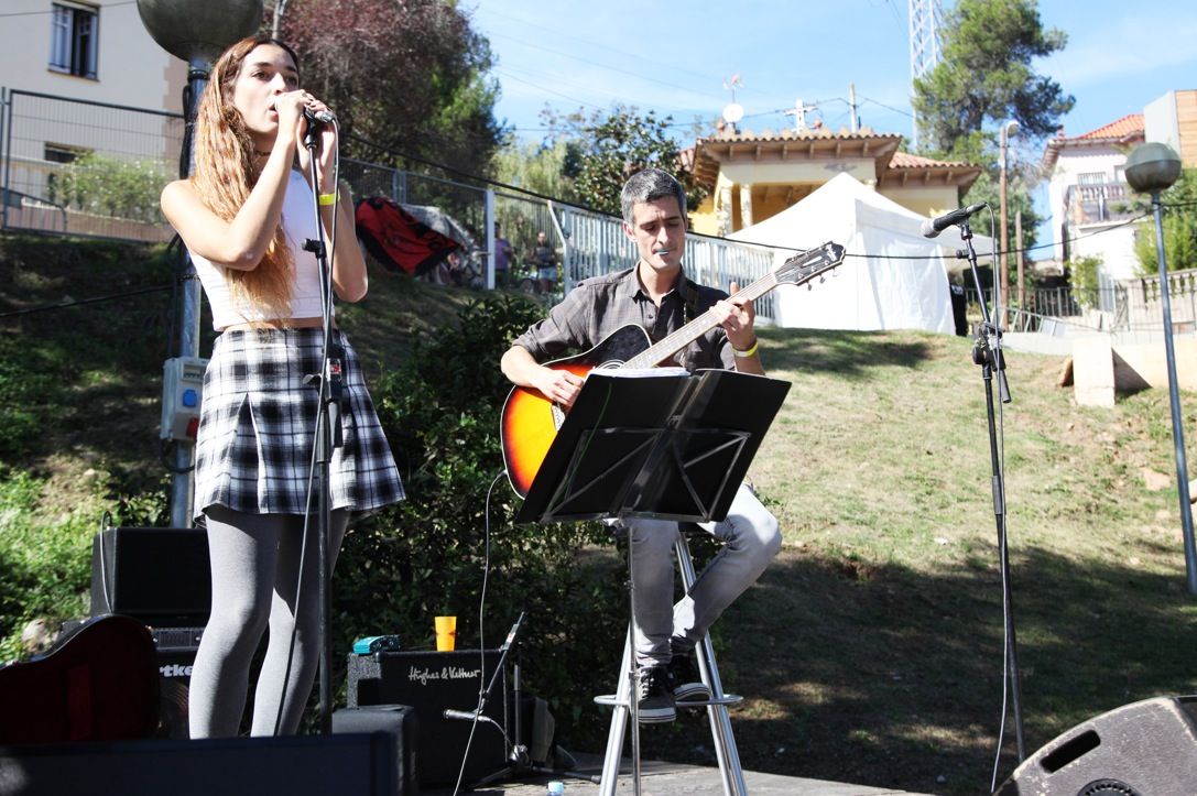 Gina & Guillem en un concert a la Floresta  FOTO: Lali Puig
