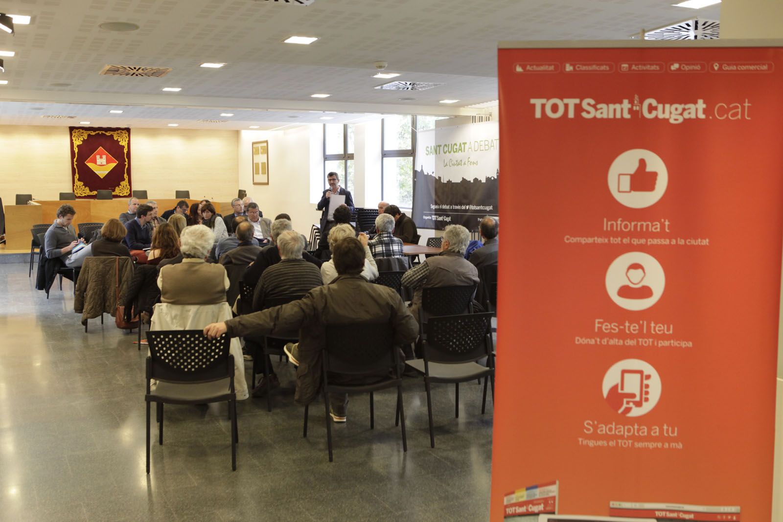 Debat a Valldoreix FOTO: Artur Ribera