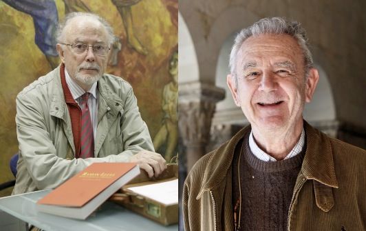 Villalba i Jaumà, els dos premiats santcugatencs  FOTOS: Artur Ribera