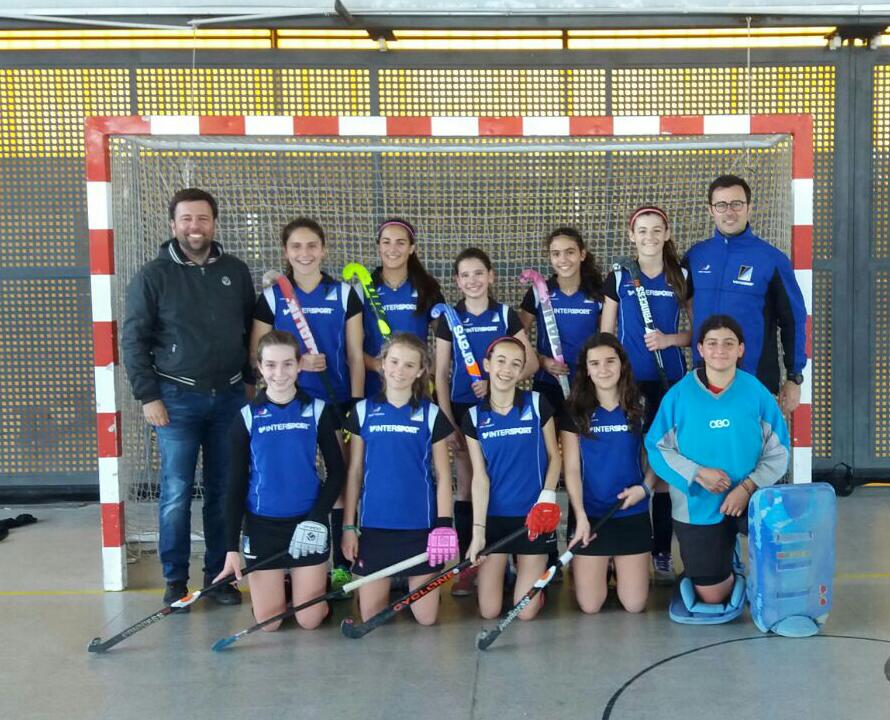 L'infantil A femení del Junior FC, campió de Catalunya d'hoquei sala FOTO: Cedida