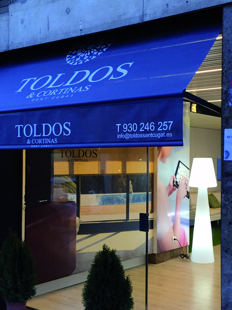 A Toldos & Cortinas són especialistes en tendals i pèrgoles FOTO: Cedida