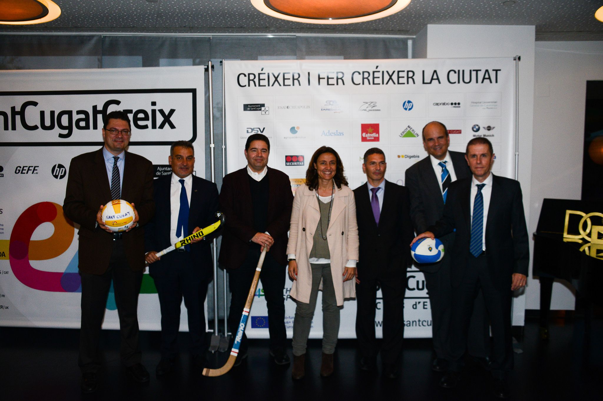 L'alcaldessa de Sant Cugat, Mercè Conesa, ha presidit la presentació del Club d'Empreses de Sant Cugat Creix FOTO: Localpres