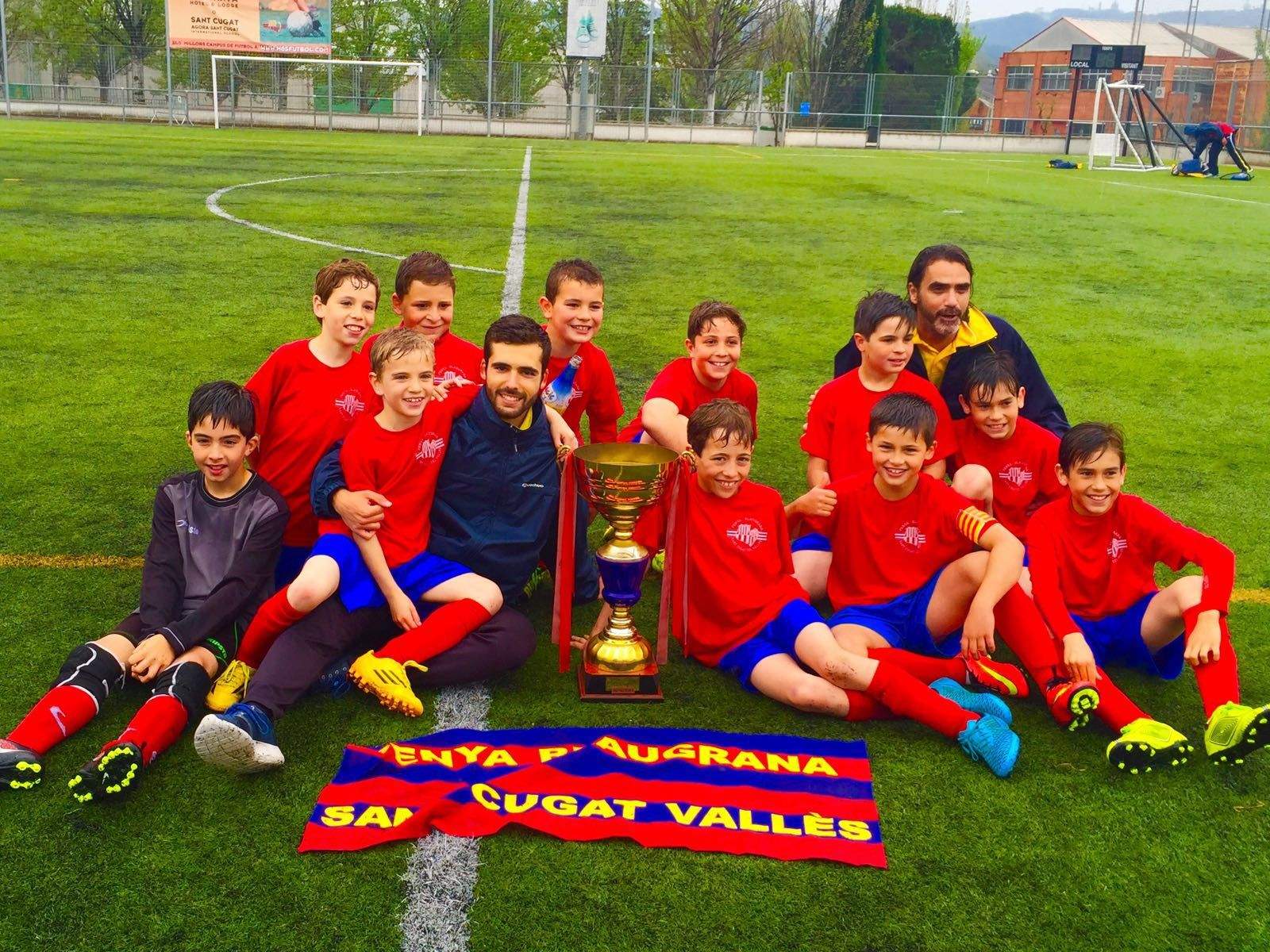 L'equip benjamí A de la PB Sant Cugat-EF Hristo Stòitxkov, nou equip de Primera Divisió FOTO: PB Sant Cugat-EF Hristo Stòitxkov 