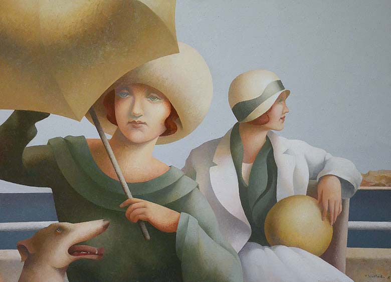 Una de les obres de Fabio Hurtado