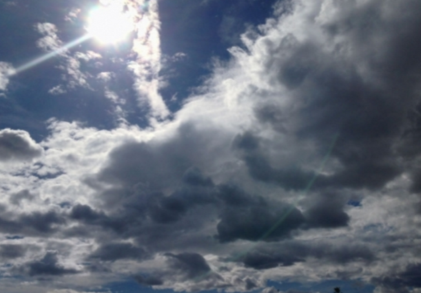 El sol i els núvols, protagonistes del final d'agost a Sant Cugat FOTO: Cedida