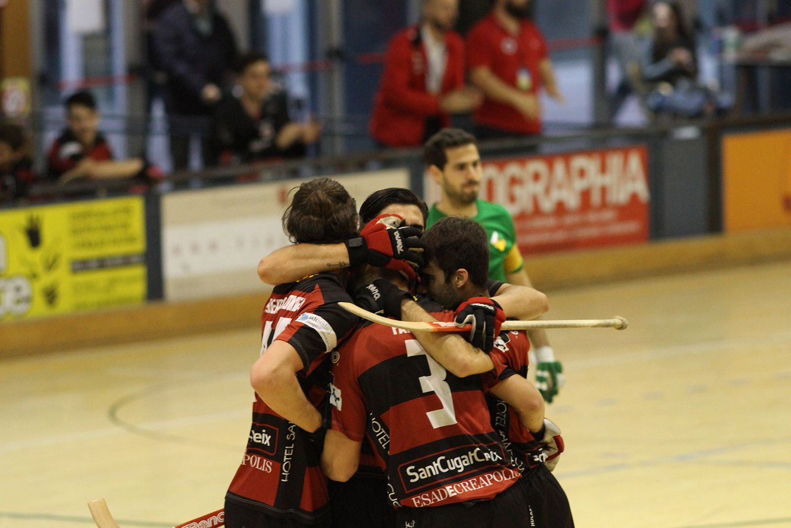 El PHC Sant Cugat s'ha imposat (6-3) al CP Vilanova FOTO: Haidy Blanch