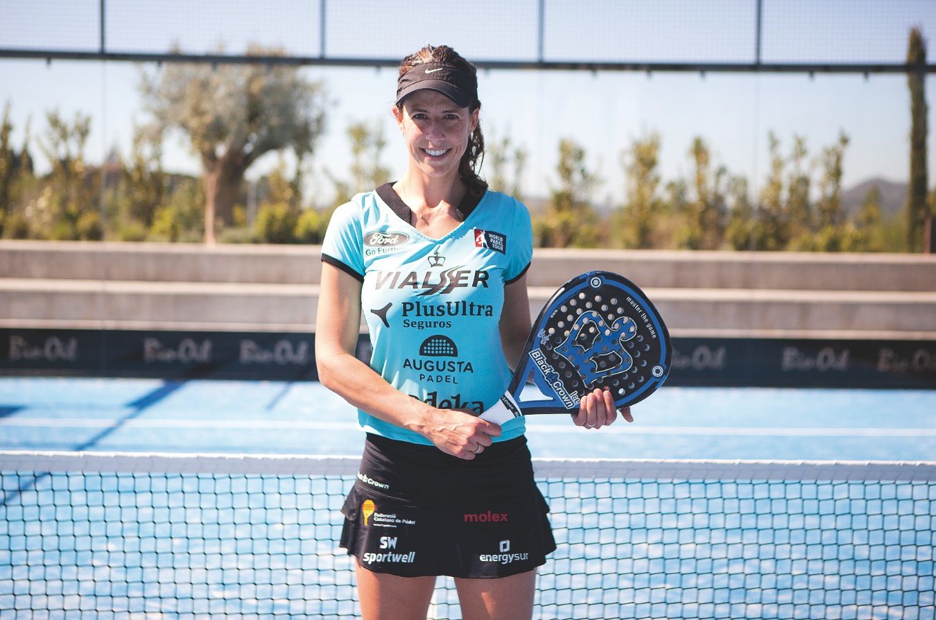 Marta Marrero, a l'Augusta Padel, on és la directora de l'escola de pàdel FOTO: Artur Ribera