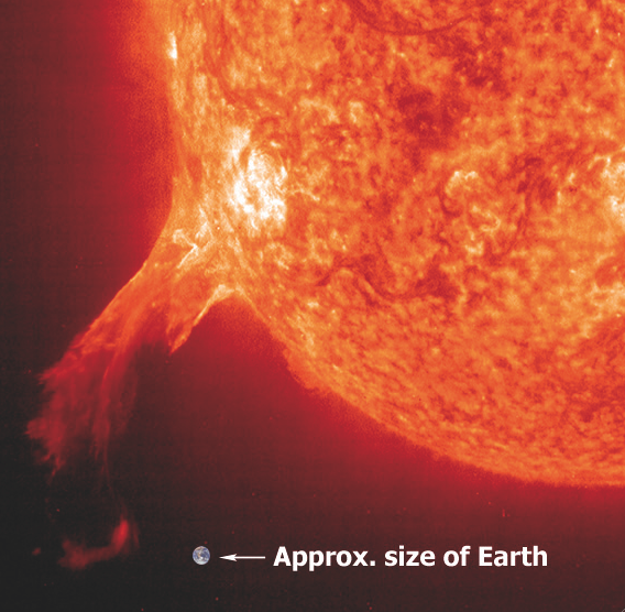 Protuberància solar - Sonda Soho (NASA/ESA) FOTO: Cedida
