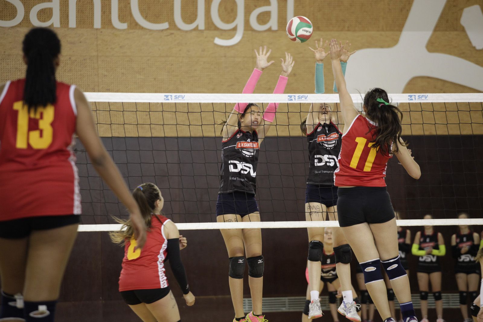 El DSV Sant Cugat ha guanyat (2-1) l'Aludimar Cabezo de Torres de Múrcia FOTO: Artur Ribera