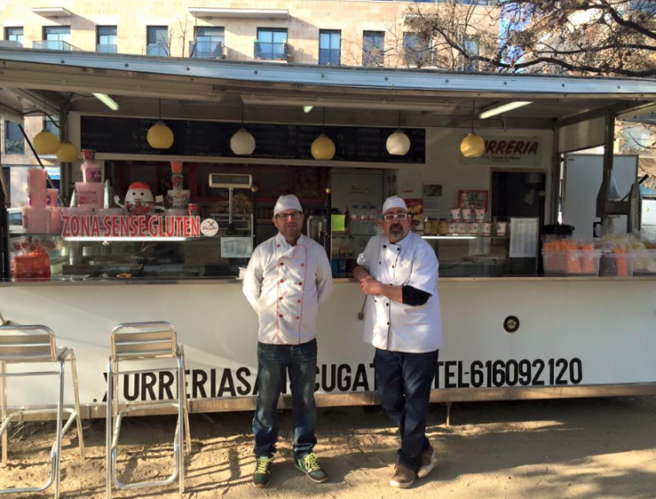 Imatge dels propietaris de la Xurreria FOTO: Cedida