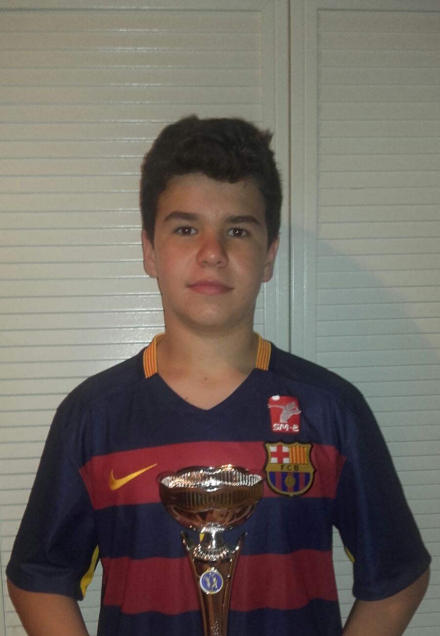 Amb només 13 anys, Ignasi Sanchís ja és campió de catalunya de cadet FOTO: Cedida