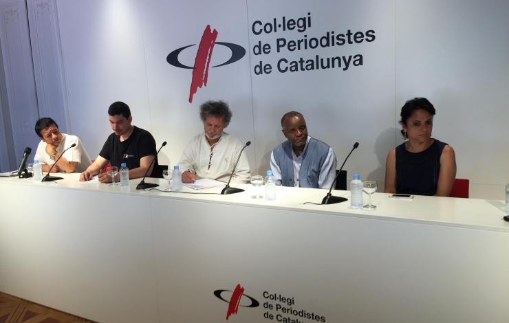 El santcugatenc Dimitri Defranc, el segon per l'esquerra, participarà a l'expedició a Brusel·les FOTO El Món