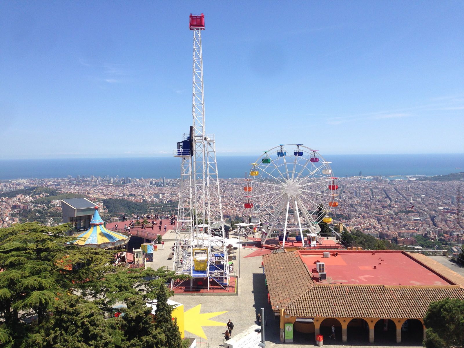 El Tibidabo, situat al punt més alt del Parc Natural de Collserola FOTO: Artur Ribera