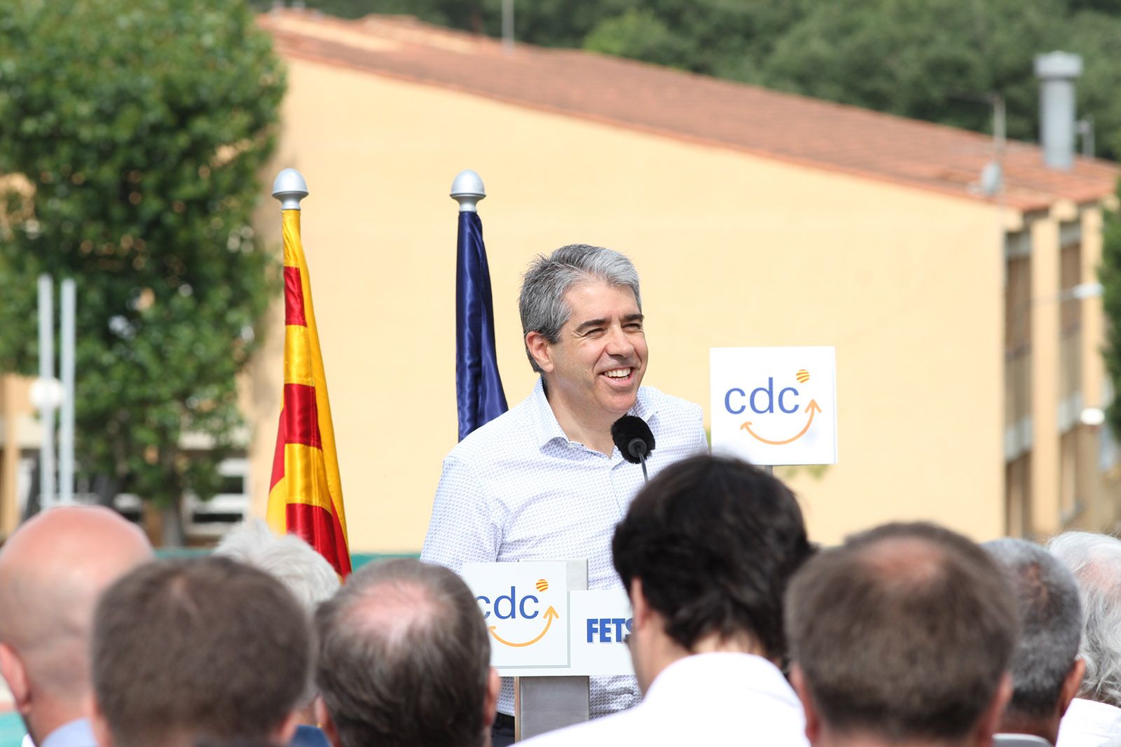 Francesc Homs en un acte de campanya a Sant Cugat FOTO: Haidy Blanch