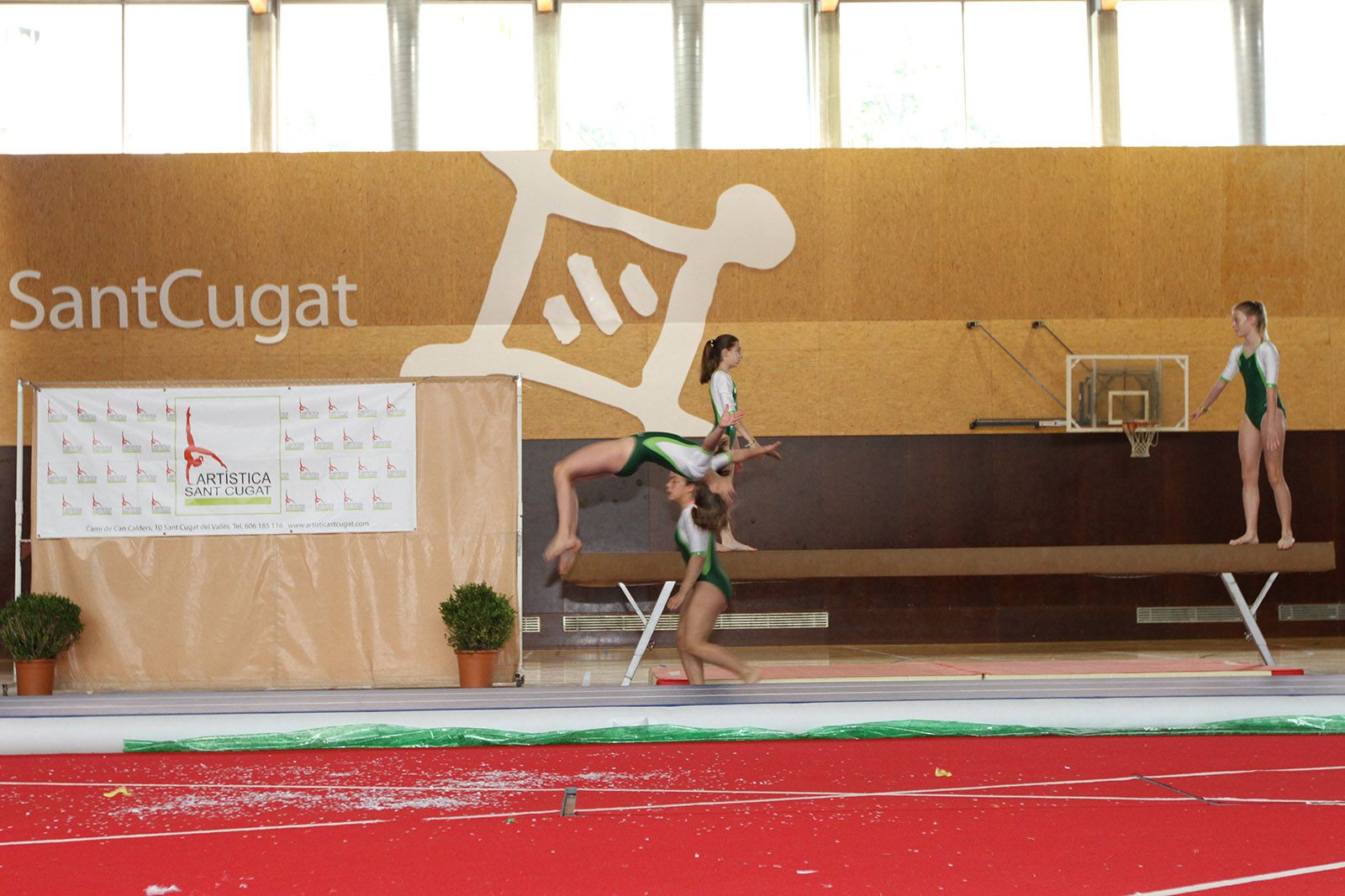 El nivell de les gimnastes, tot i l'edat, és molt alt FOTO: Haidy Blanch