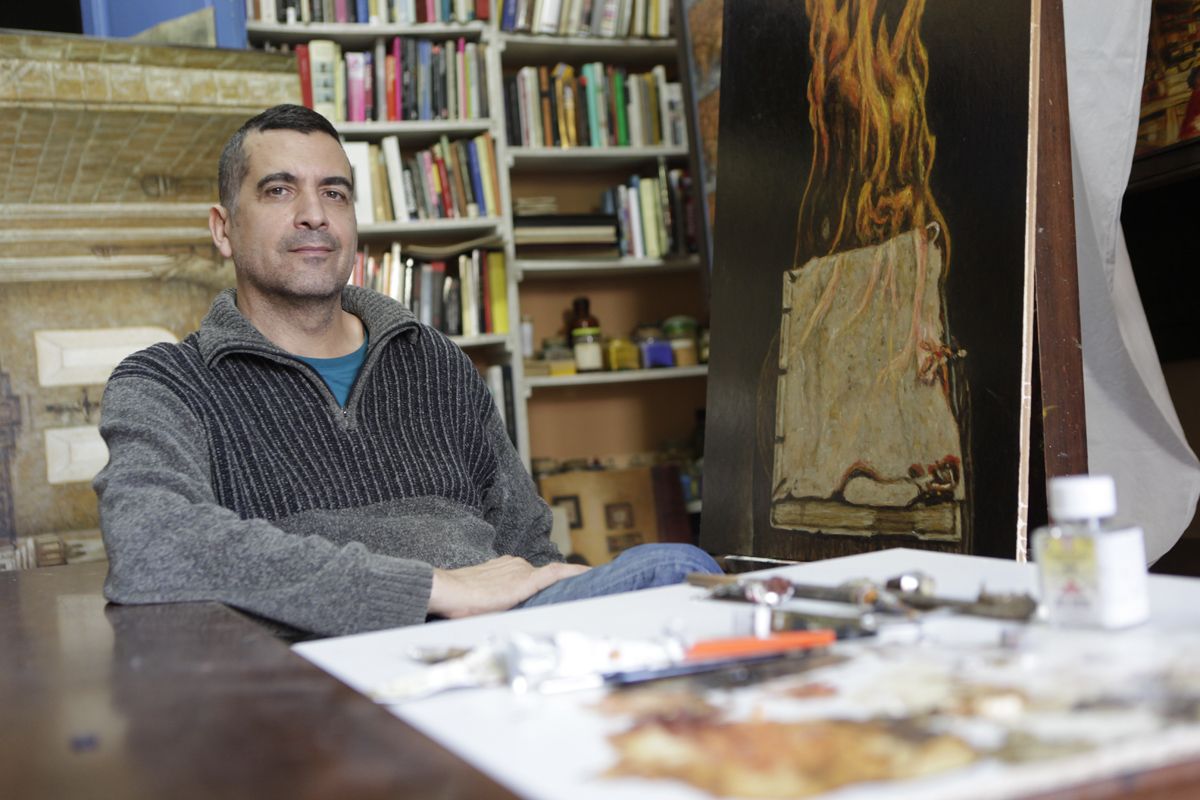 Alejandro Häsler és pintor i escultor FOTO: Artur Ribera