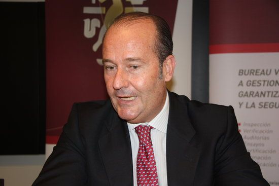 Imatge del president executiu per Espanya i Portugal de Bureau Veritas, José Luis Manglano, en un acte celebrat el 15 de juny  FOTO: ACN/ Molina J