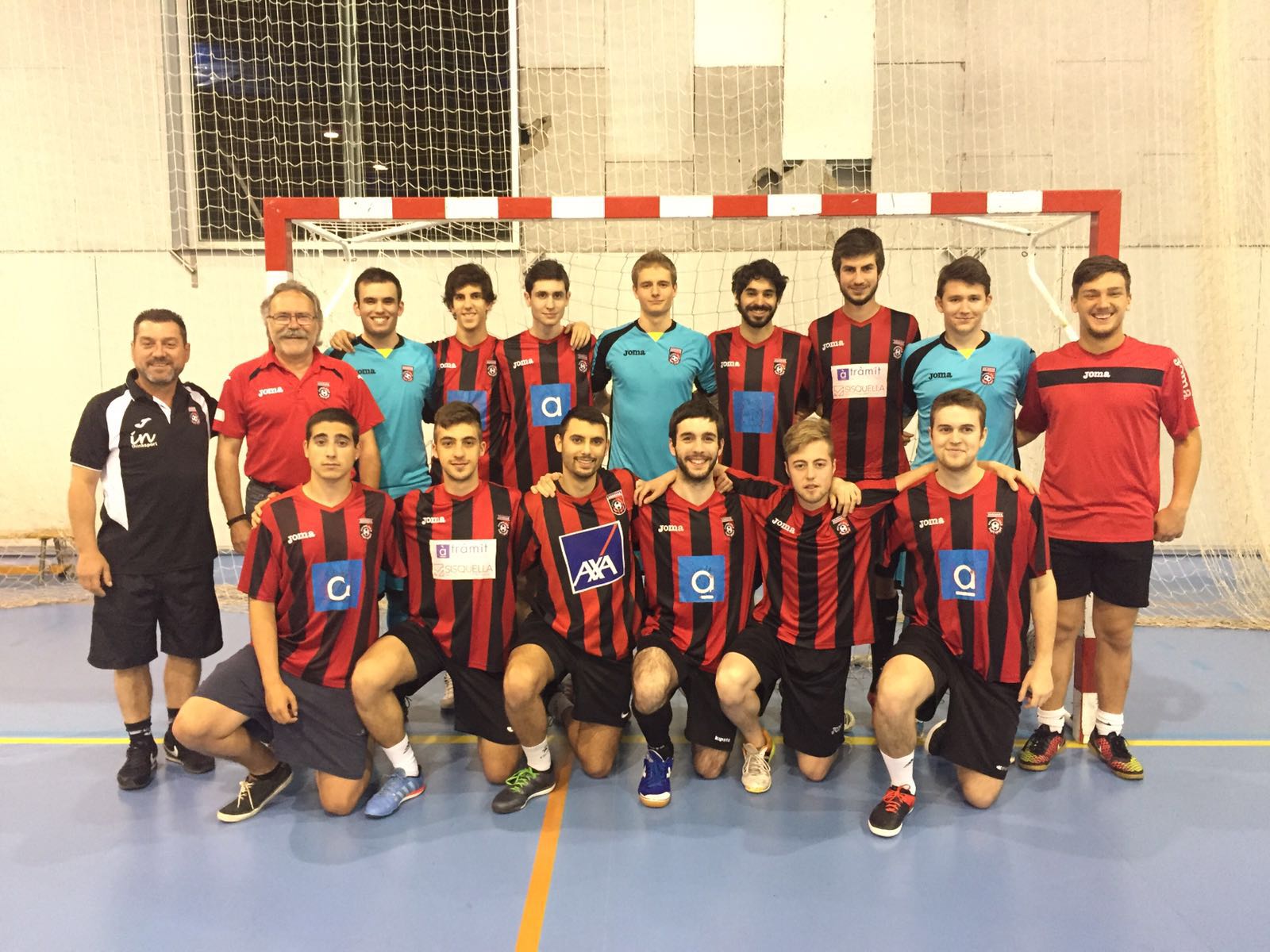 La plantilla del sènior B del Futbol Sala Sant Cugat FOTO: Cedida