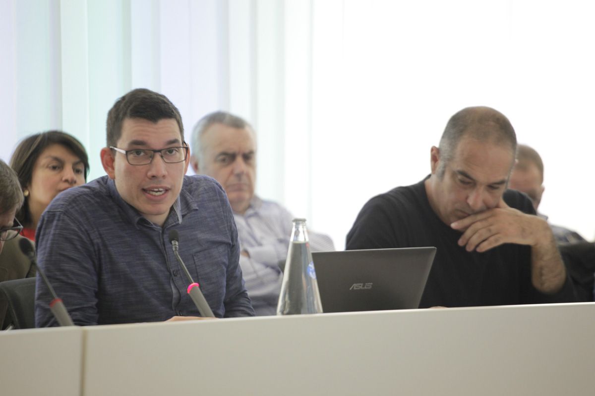 Dimitri Defranc, a l' equerrra  FOTO: Artur Ribera