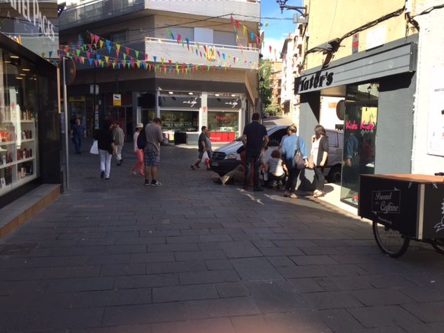 Moment de l'accident FOTO: Laura Grau