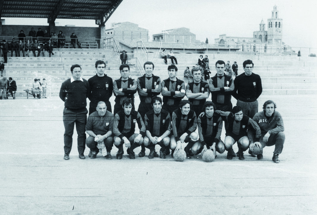 Primer equip temporada 70-71 FOTO: Arxiu Julio Sanchez